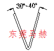 折彎機(jī)模具之30度銳角直刀 210