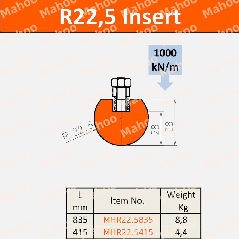 馬赫圓弧折彎機(jī)模具-R22.5圓弧折彎刀